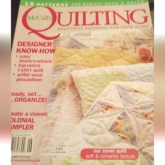 🩷McCall's Quilting Magazine June 2007 - Picture 1 of 4